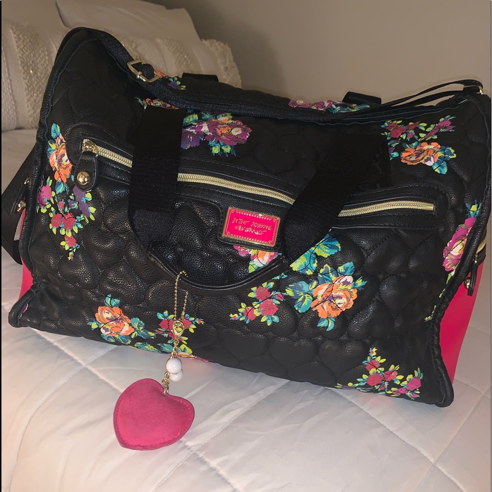 Betsy Johnson weekender bag